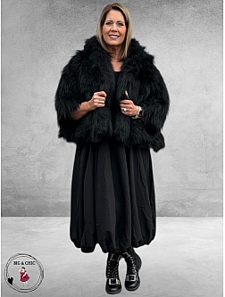 VINCENZO ALLOCCA Fluffy Jasje Zwart